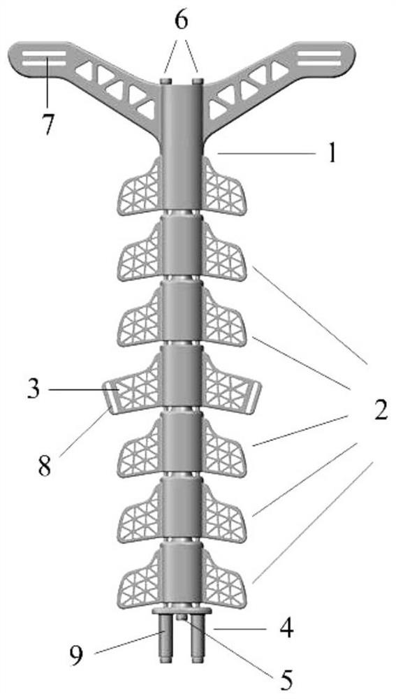 Bionic flexible spine bearing system