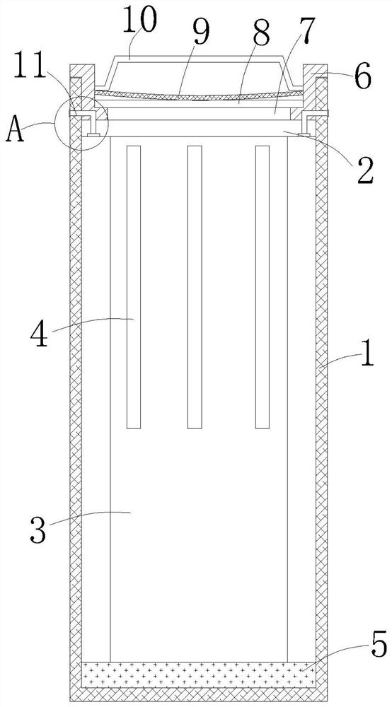 Lithium-ion battery steel case and method for improving liquid injection efficiency of steel case