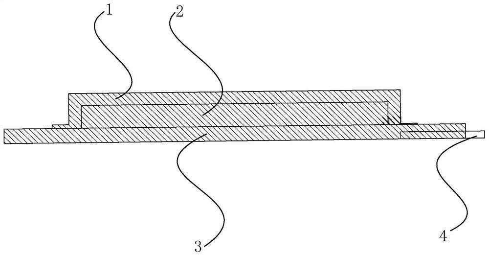 A perineal pad for obstetrics and its preparation method