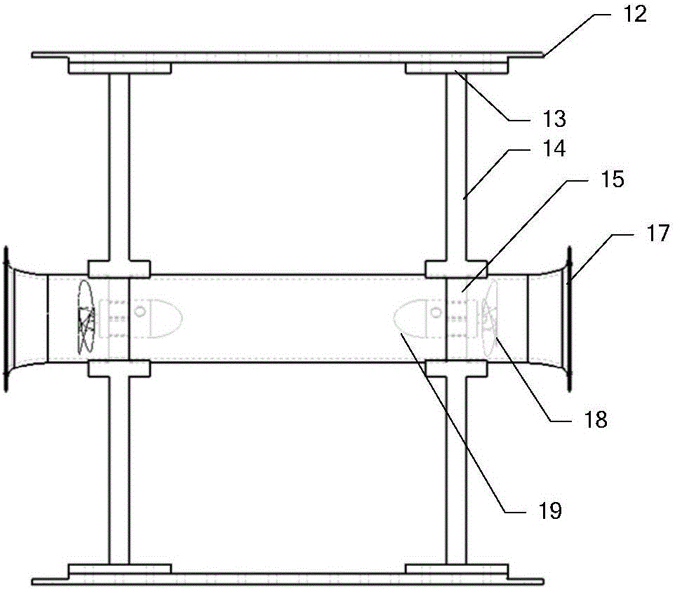 Multi-degree-of-freedom autonomous underwater vehicle movement control device