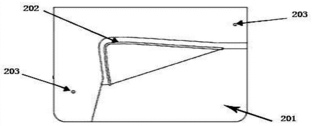 Mold for crocheting garment collar lapel and using method thereof