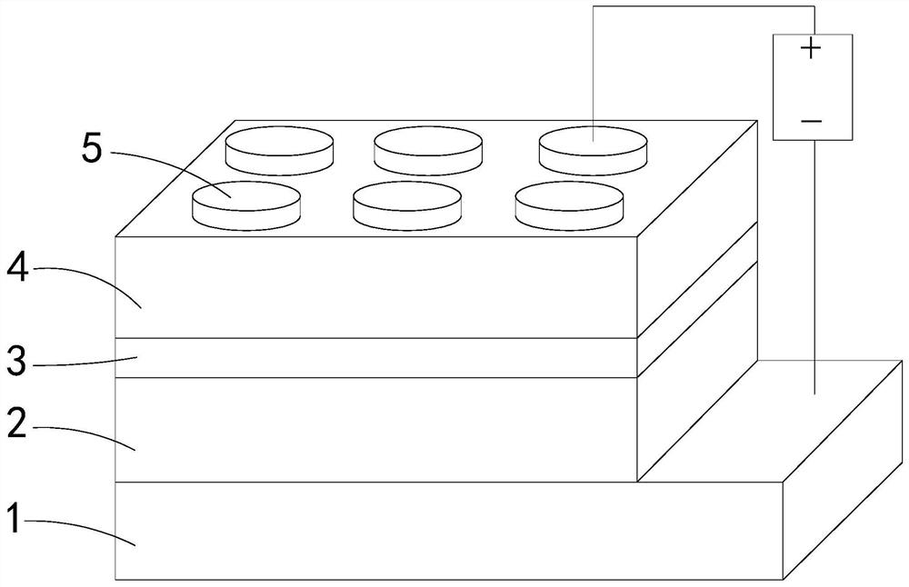 1S1R device based on metallic insertion layer and preparation method thereof