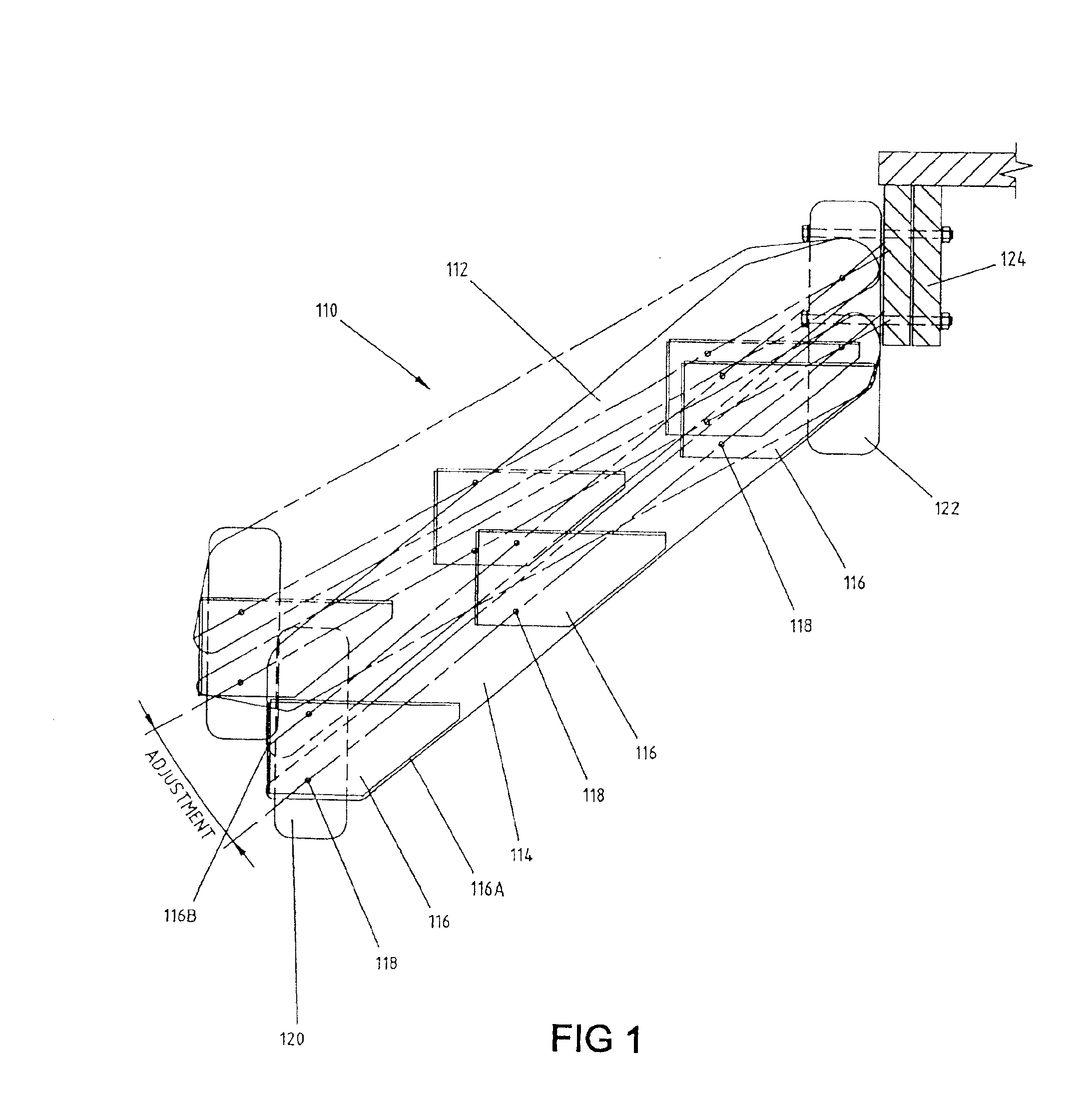 Adjustable stair stringer and railing