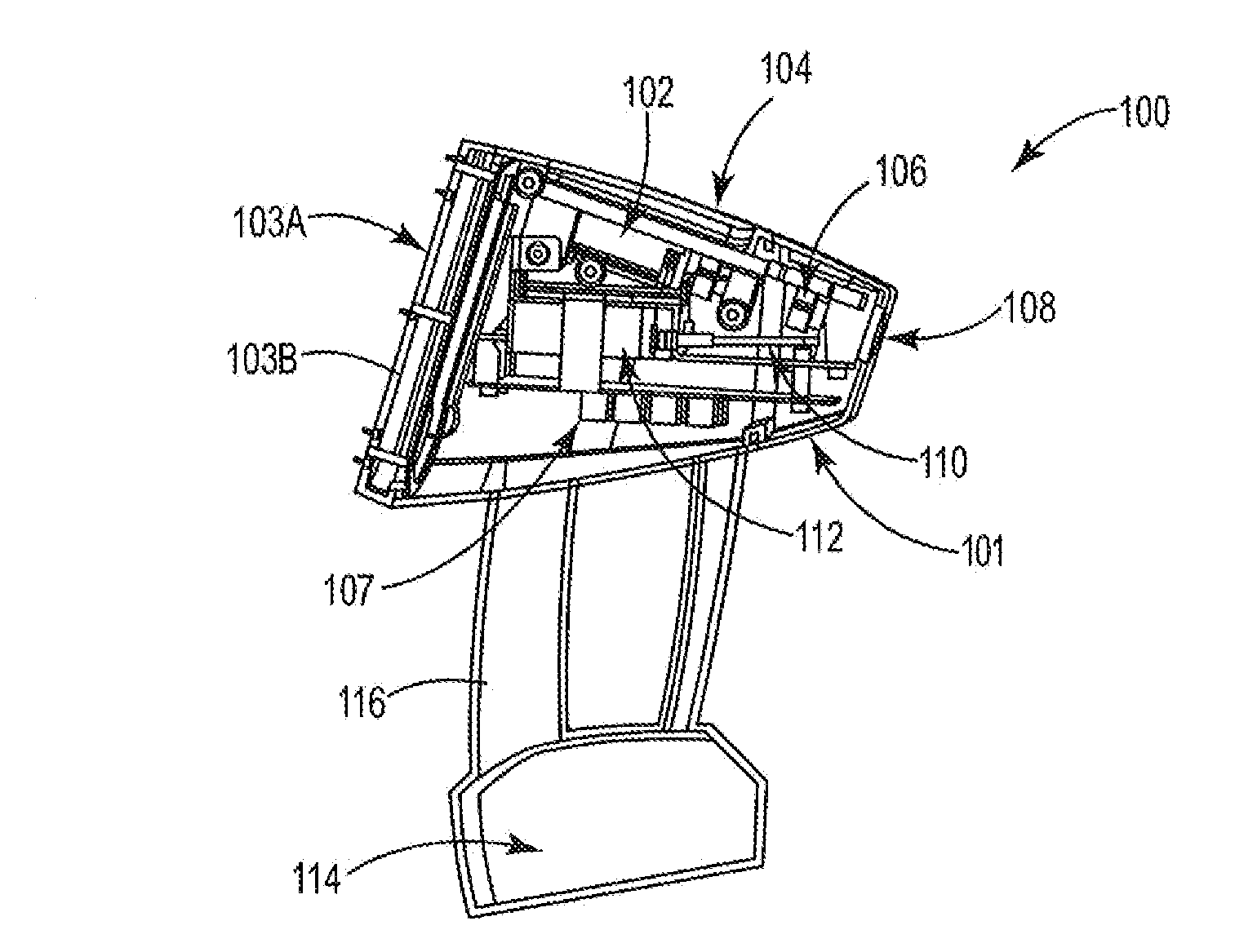 Handheld laser induced breakdown spectroscopy device