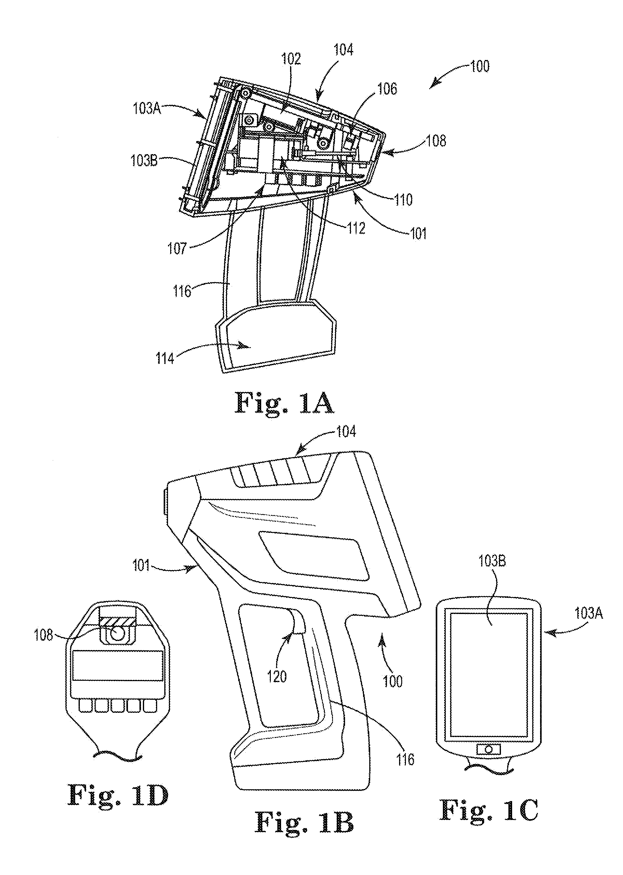 Handheld laser induced breakdown spectroscopy device