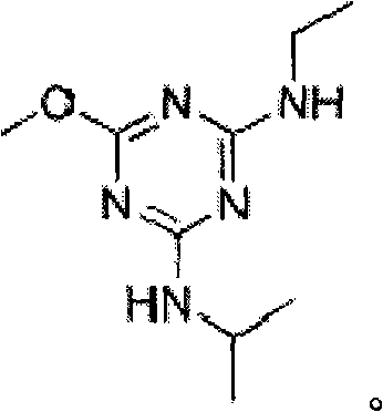 A kind of mixed herbicide containing bentazone, mesotrione and atrazine and its application