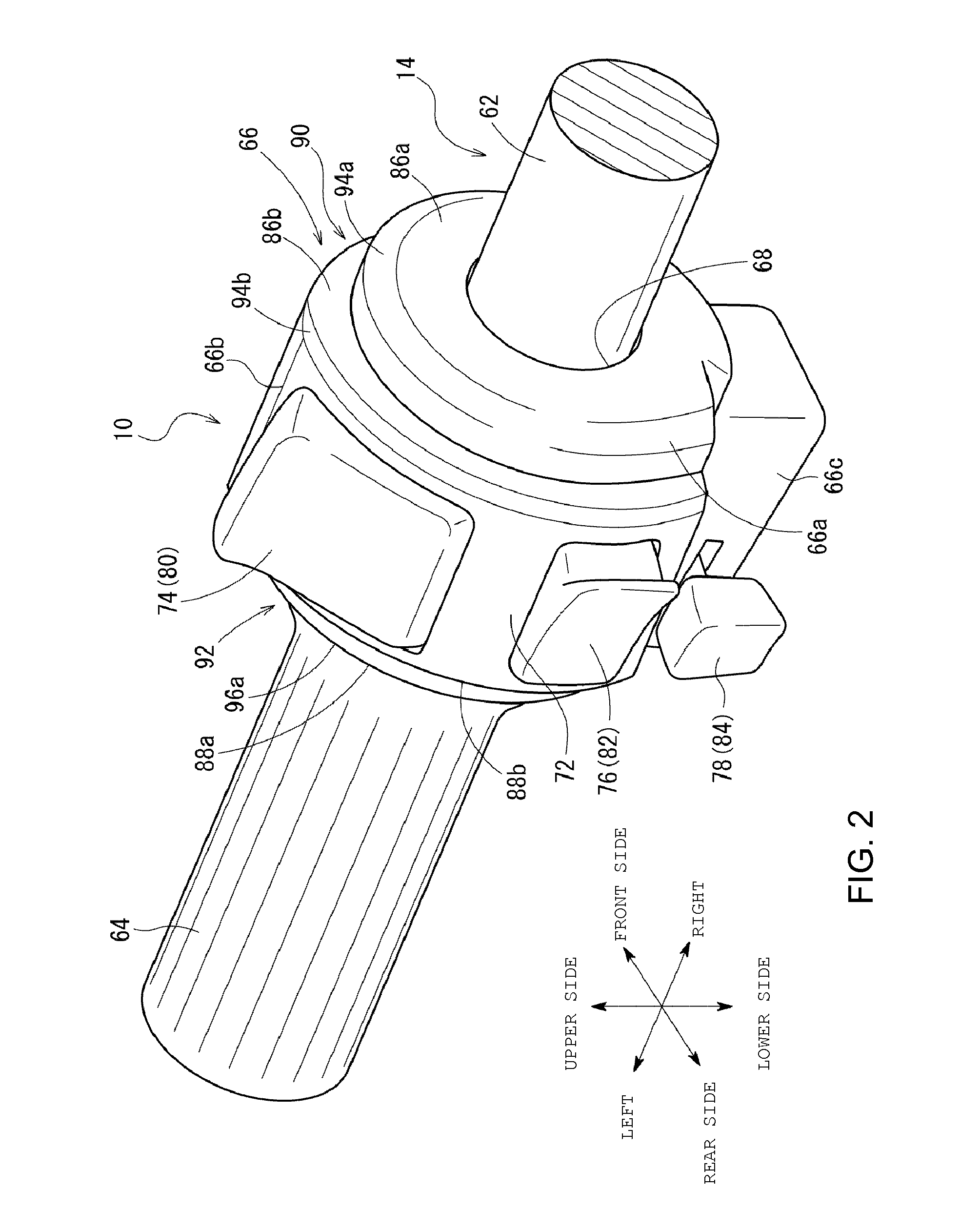 Handlebar switch