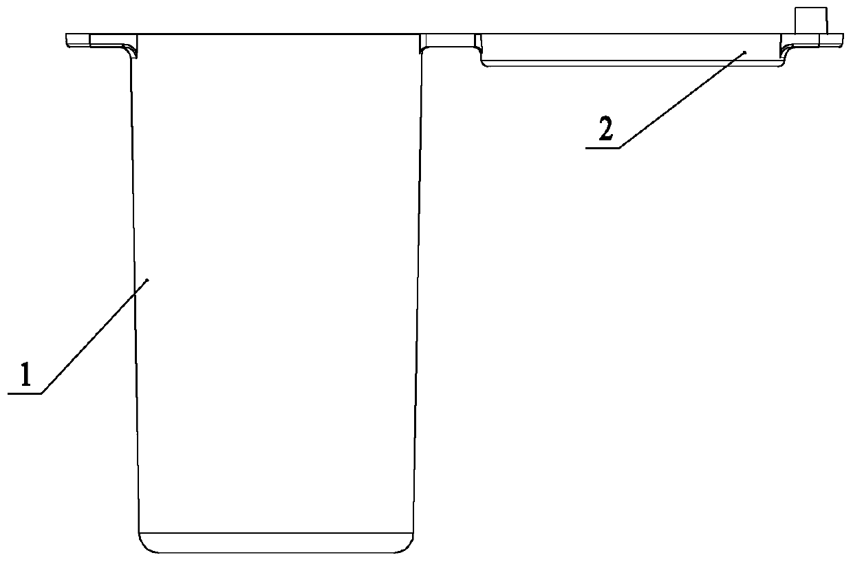 Single blood glucose test paper taking device