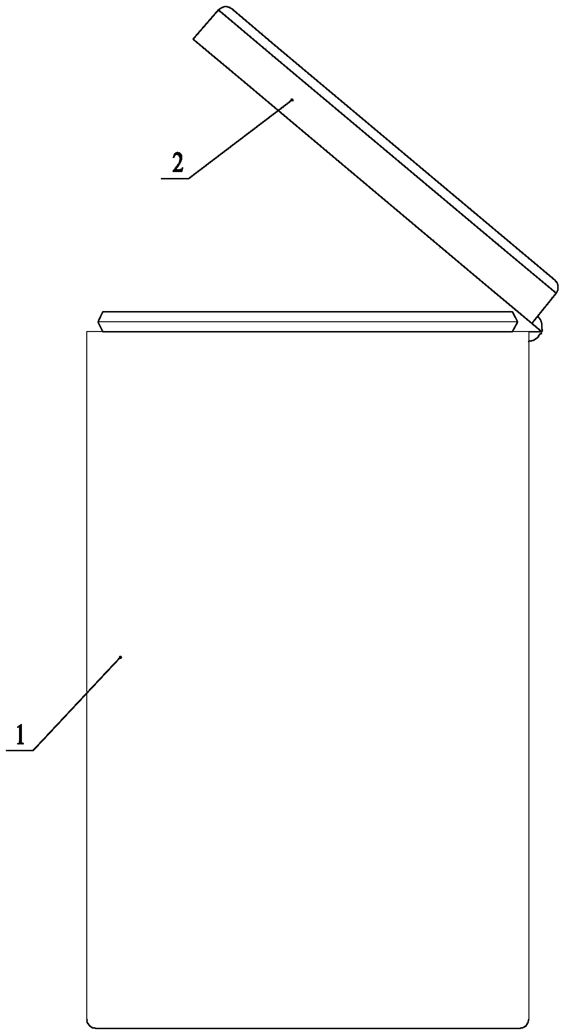 Single blood glucose test paper taking device