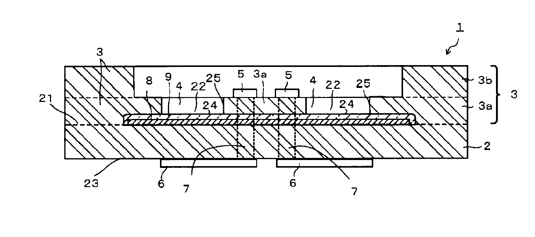 Substrate for light-emitting element and light-emitting device employing it