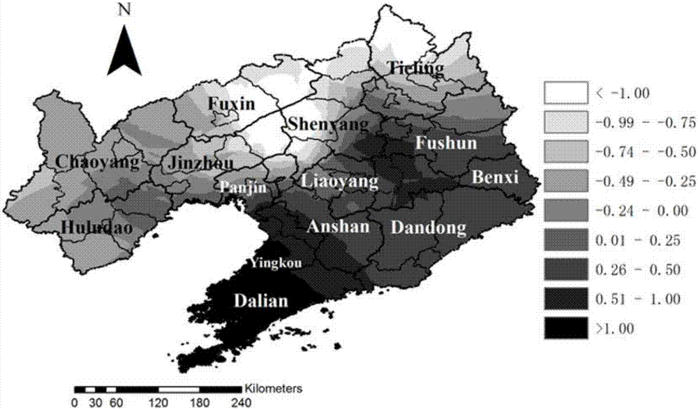 Quantitative evaluation method of soil environmental carrying capacity for pesticide application