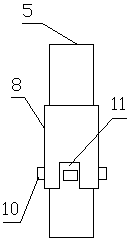 Lumbar puncture operation fixing rack