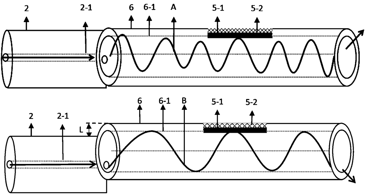 Optical fiber micro-displacement sensing and calibrating device and method