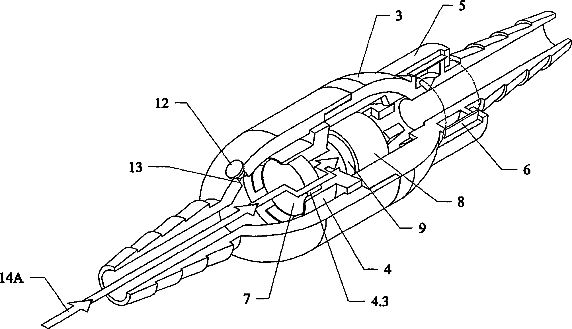 Magnetic valve bladder cycler drainage system and use method with urinary catheters