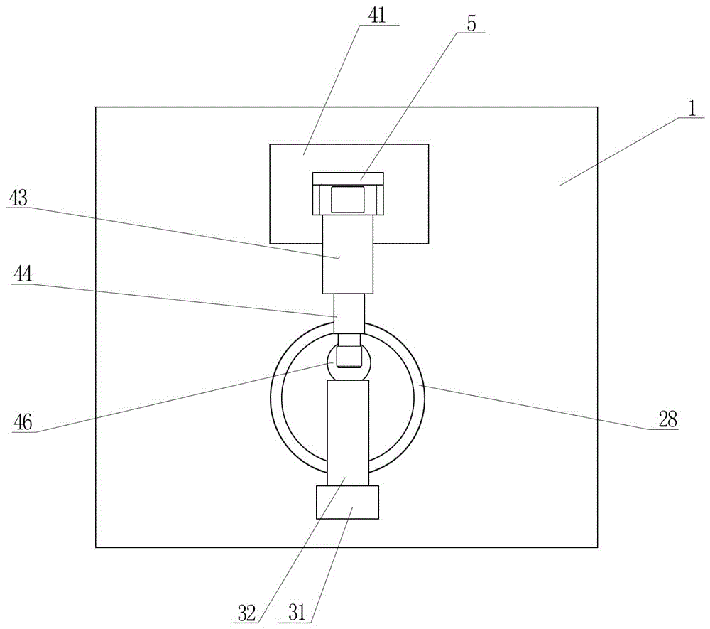 Automatic glass column side surface grooving device