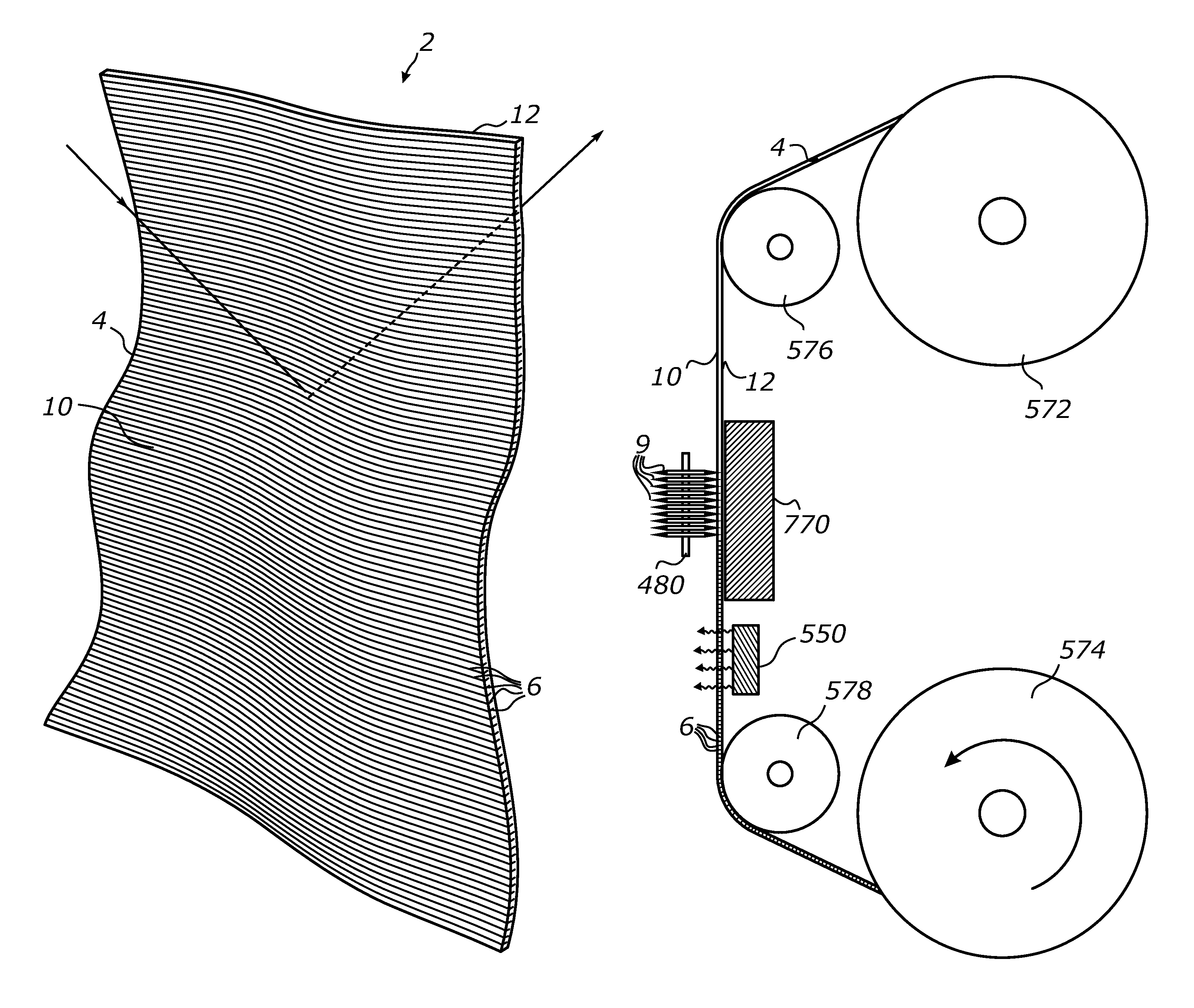 Daylighting fabric and method of making the same