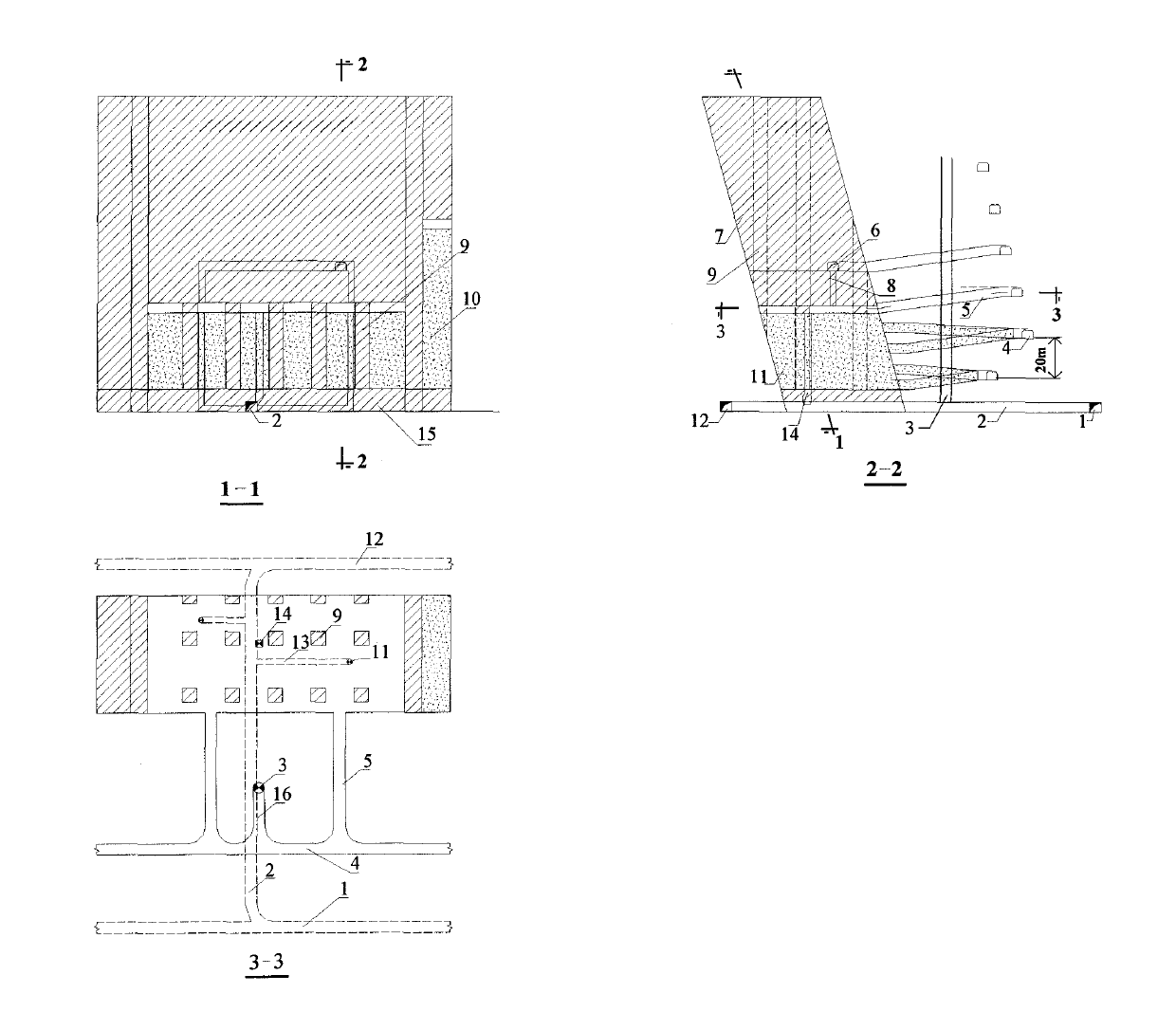 Point pillar type full-ore-deposit middle-section-free upward high-layering continuous propelling fill mining method