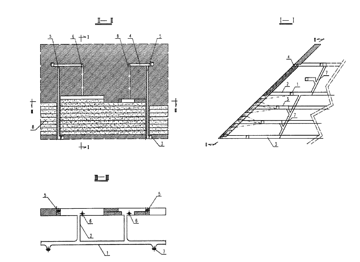 Point pillar type full-ore-deposit middle-section-free upward high-layering continuous propelling fill mining method