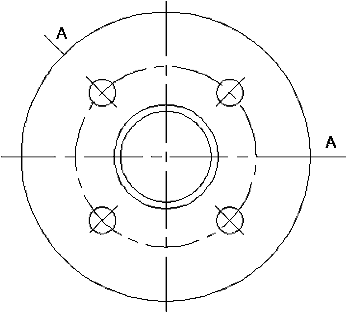 Electrospinning device with bi-layer petal-shaped nozzle