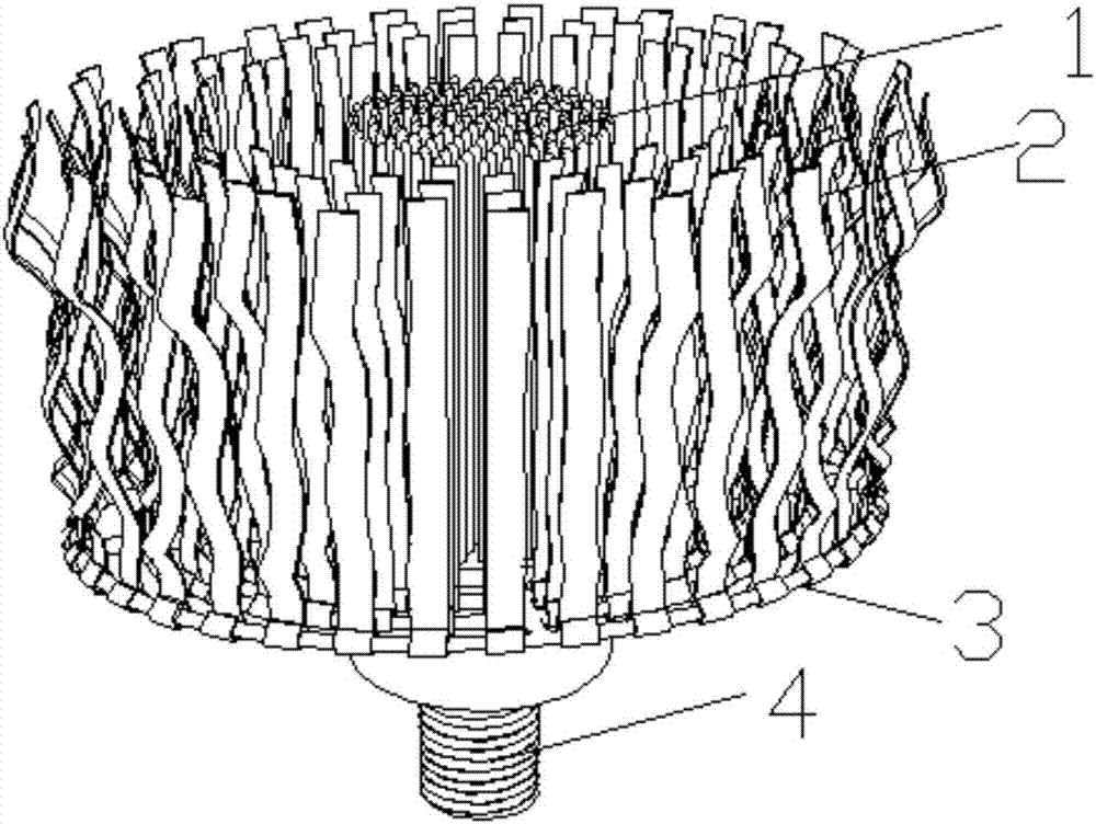 Fibrous membrane for aeration and alga type micro-nano aeration biological membrane component for in situ river control