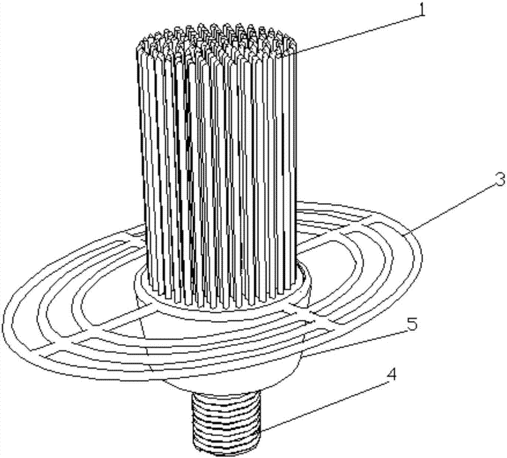 Fibrous membrane for aeration and alga type micro-nano aeration biological membrane component for in situ river control