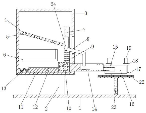 Vacuum packaging device with integrity of tea guaranteed