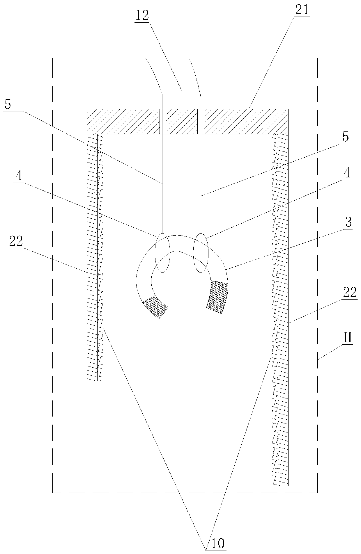 Suspension traction device for dual lower limbs of infant
