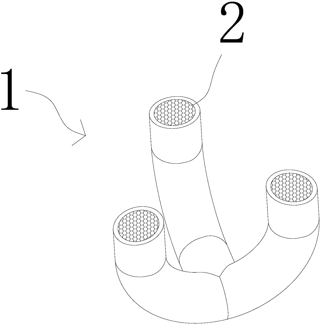 A filler for extruded tee and its processing technology