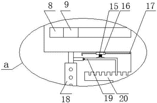 Mini-tiller with weeding head convenient to adjust