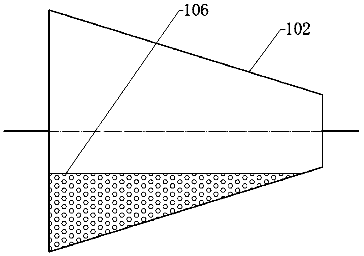 A rotary gasification combustion device and gasification combustion process