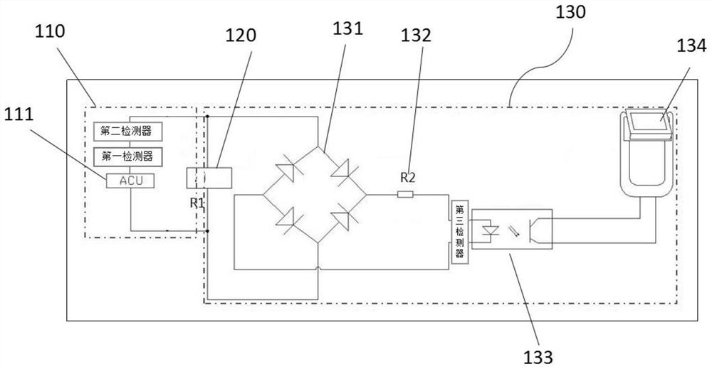 A measuring device and method for triggering moment of vehicle safety system after collision