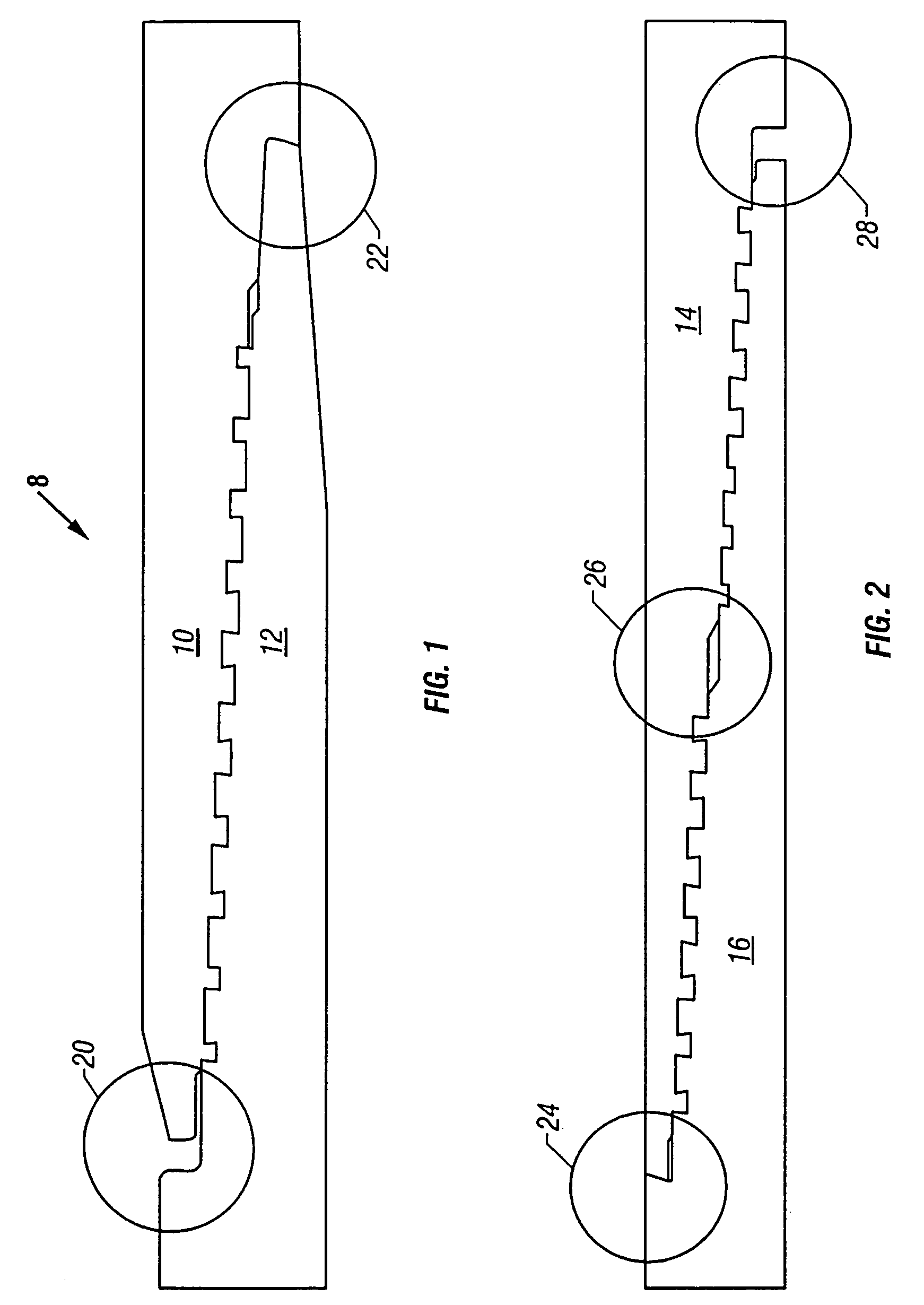 Wedge thread with torque shoulder