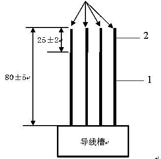 Insulation cover for wires at empty meter position of metering box