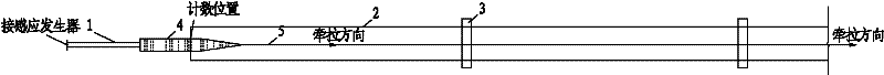 Soil body internal horizontal displacement test technology for underground structure vibration table testing