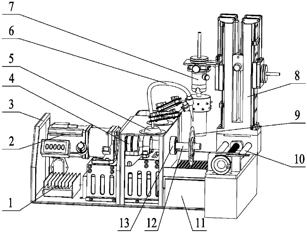 A cutting machine tool for preparing bone samples