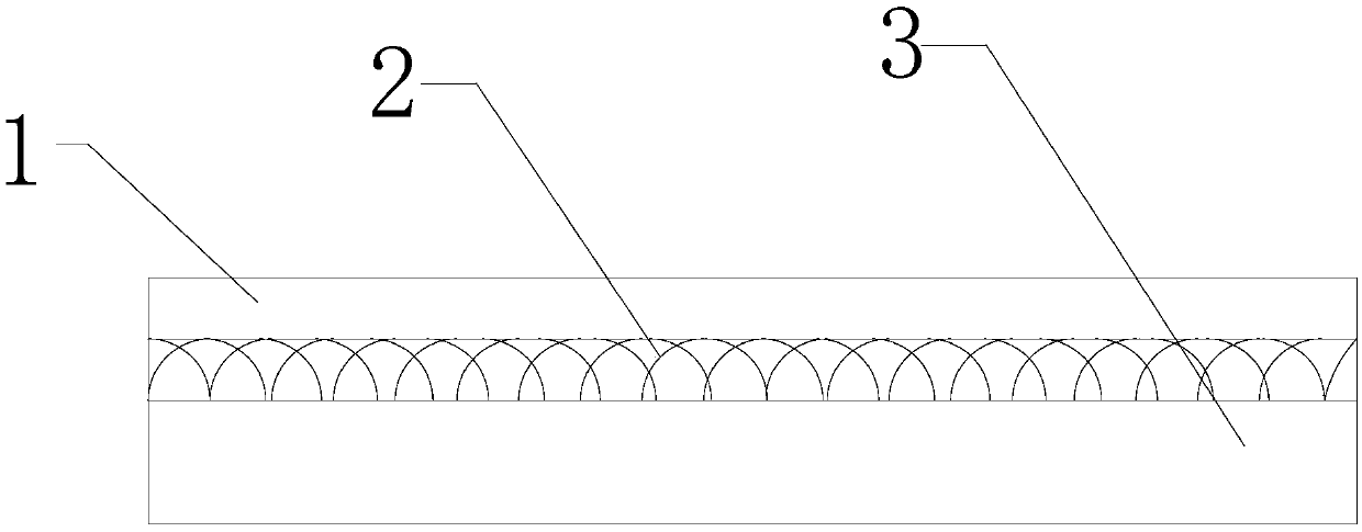 Connecting method of wooden silencing board of layered structure