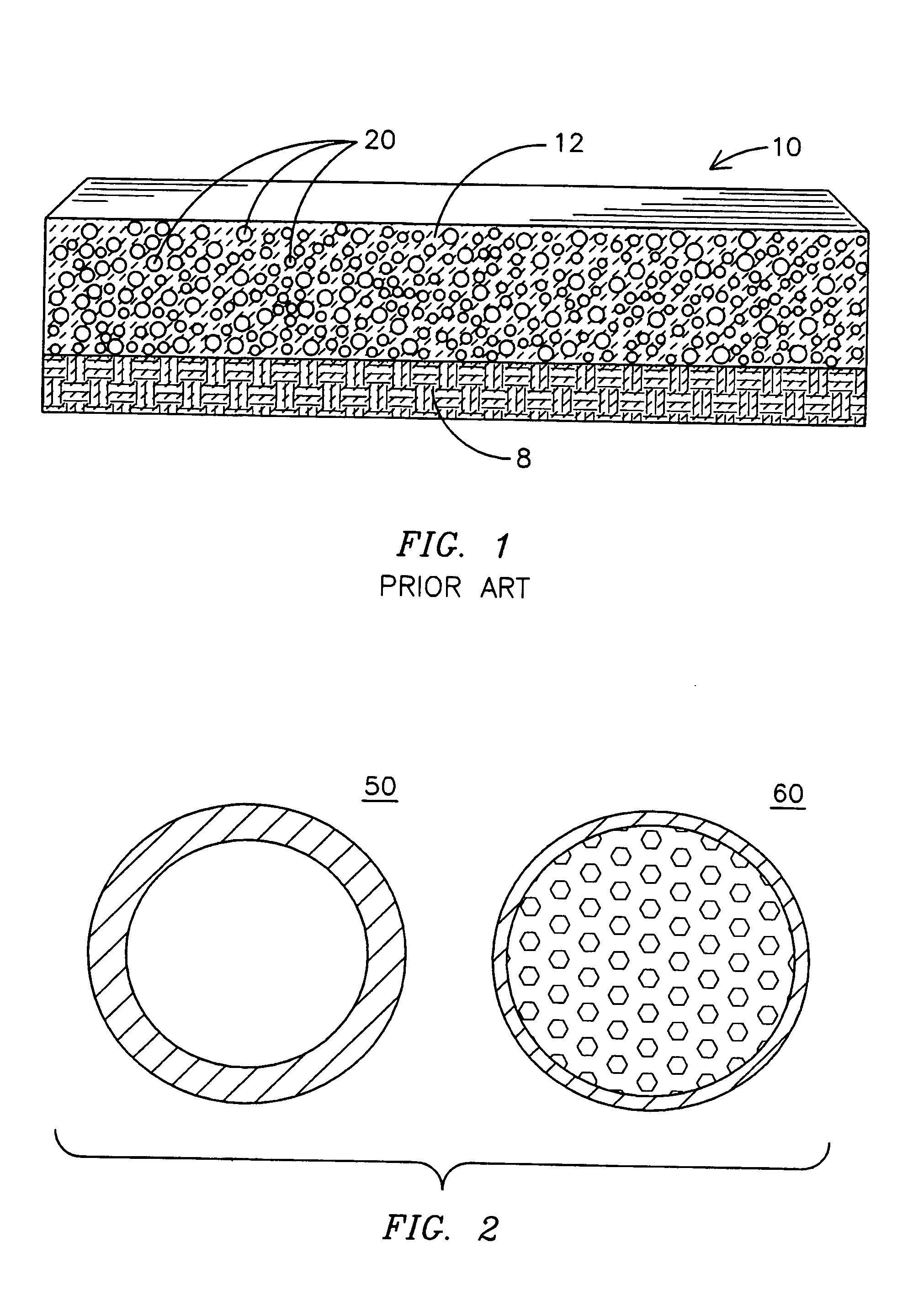 Insulating ceramic based on partially filled shapes