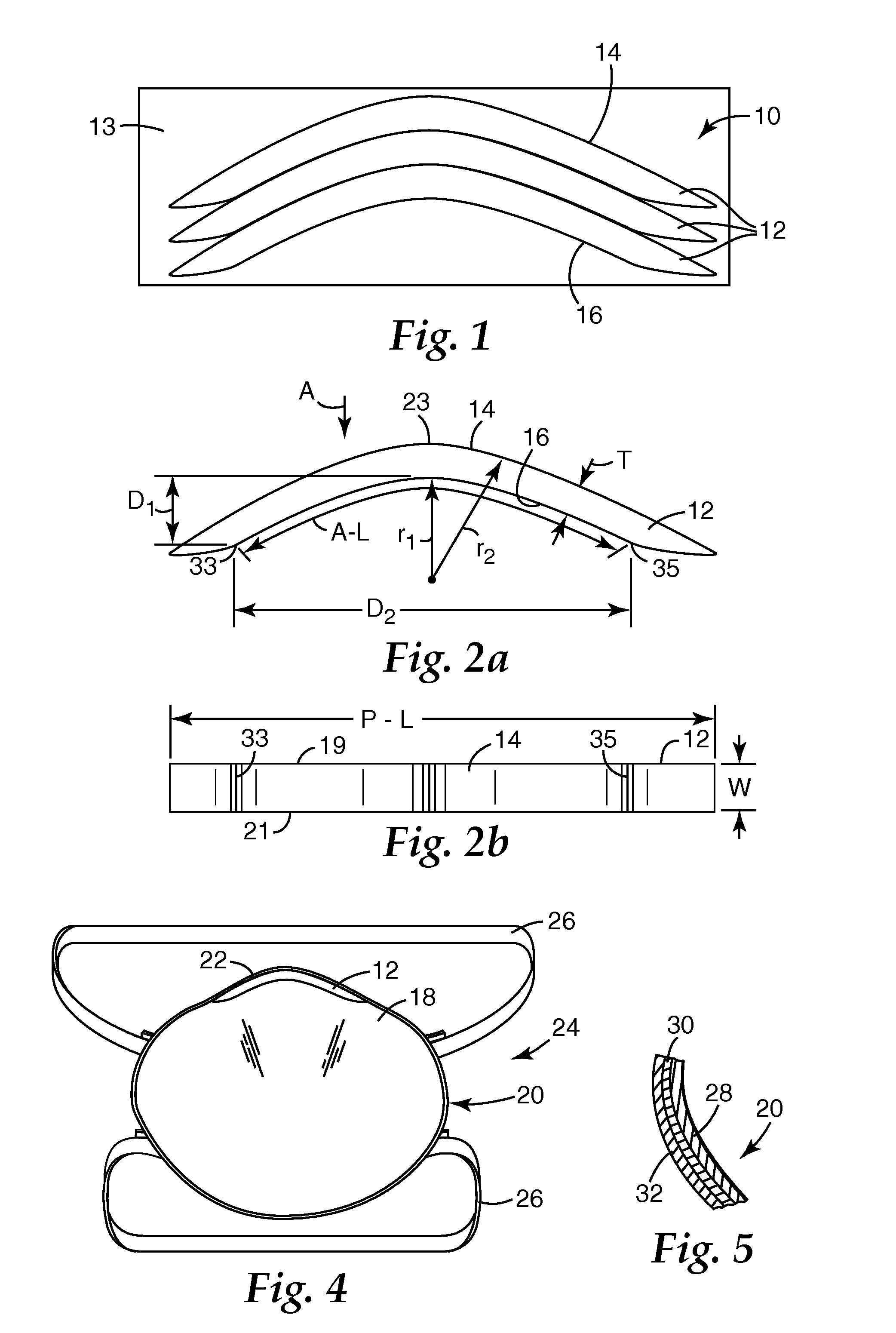 Respirator That Uses A Predefined Curved Nose Foam