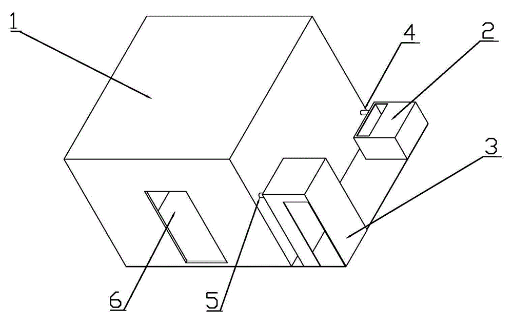 Static-wind chilling refrigerator