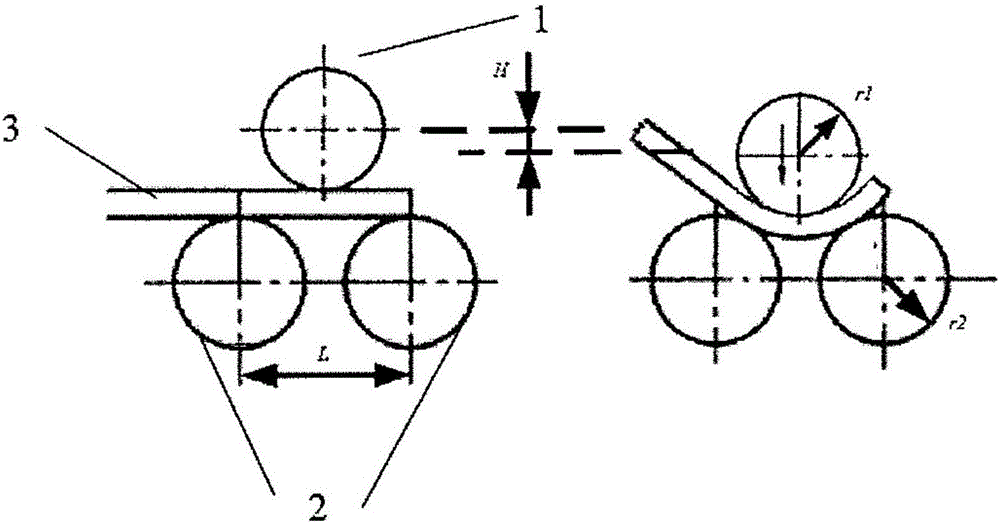 Finite element simulation method for roll bending-milling process of large-scale stepped thin-walled workpiece