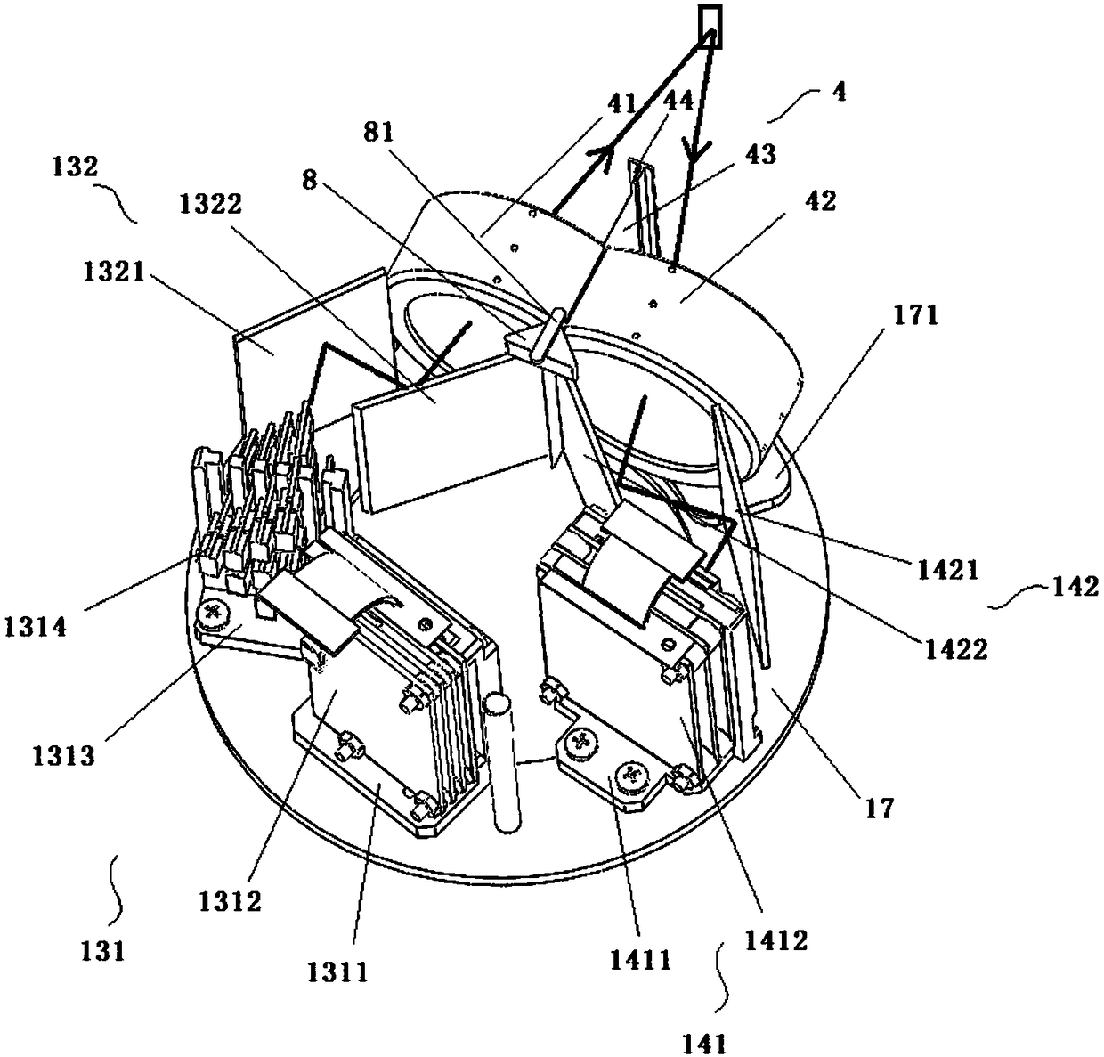 Laser radar device