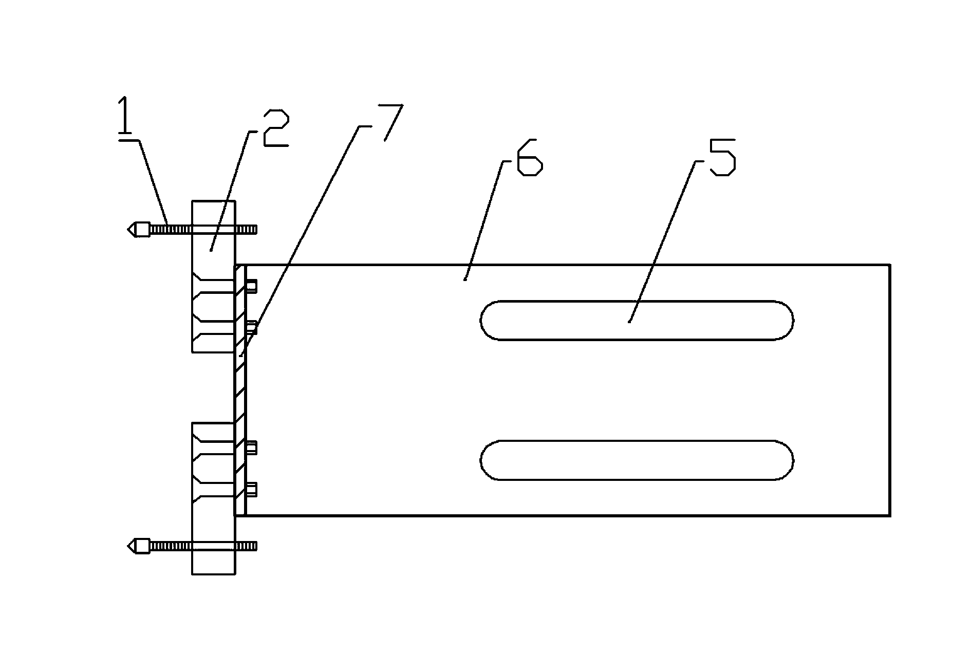 Aluminum electrolytic cell anode voltage signal acquisition device