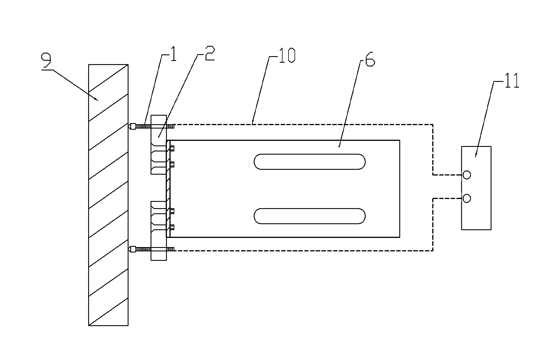 Aluminum electrolytic cell anode voltage signal acquisition device