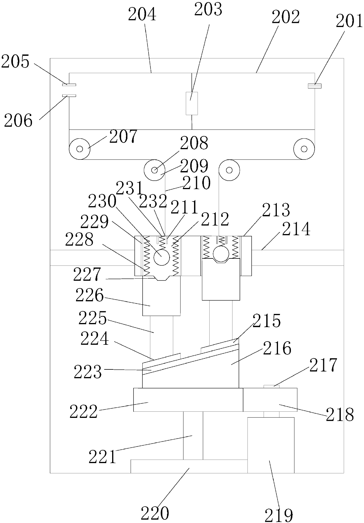 Rapid stirring device for dental cast raw material for medical stomatology department