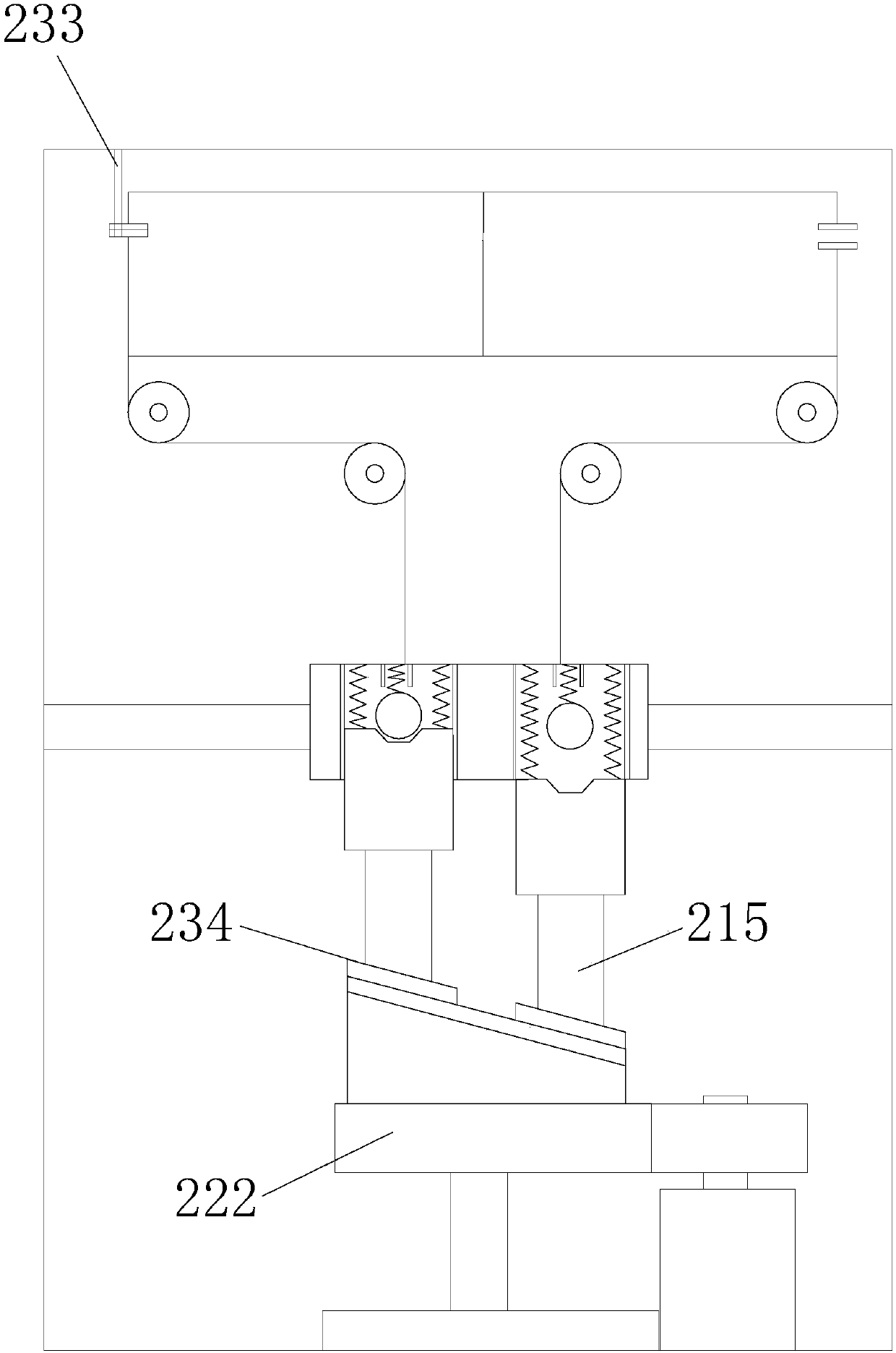 Rapid stirring device for dental cast raw material for medical stomatology department