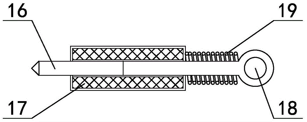 Anti-collision device and method for column-shaped mast