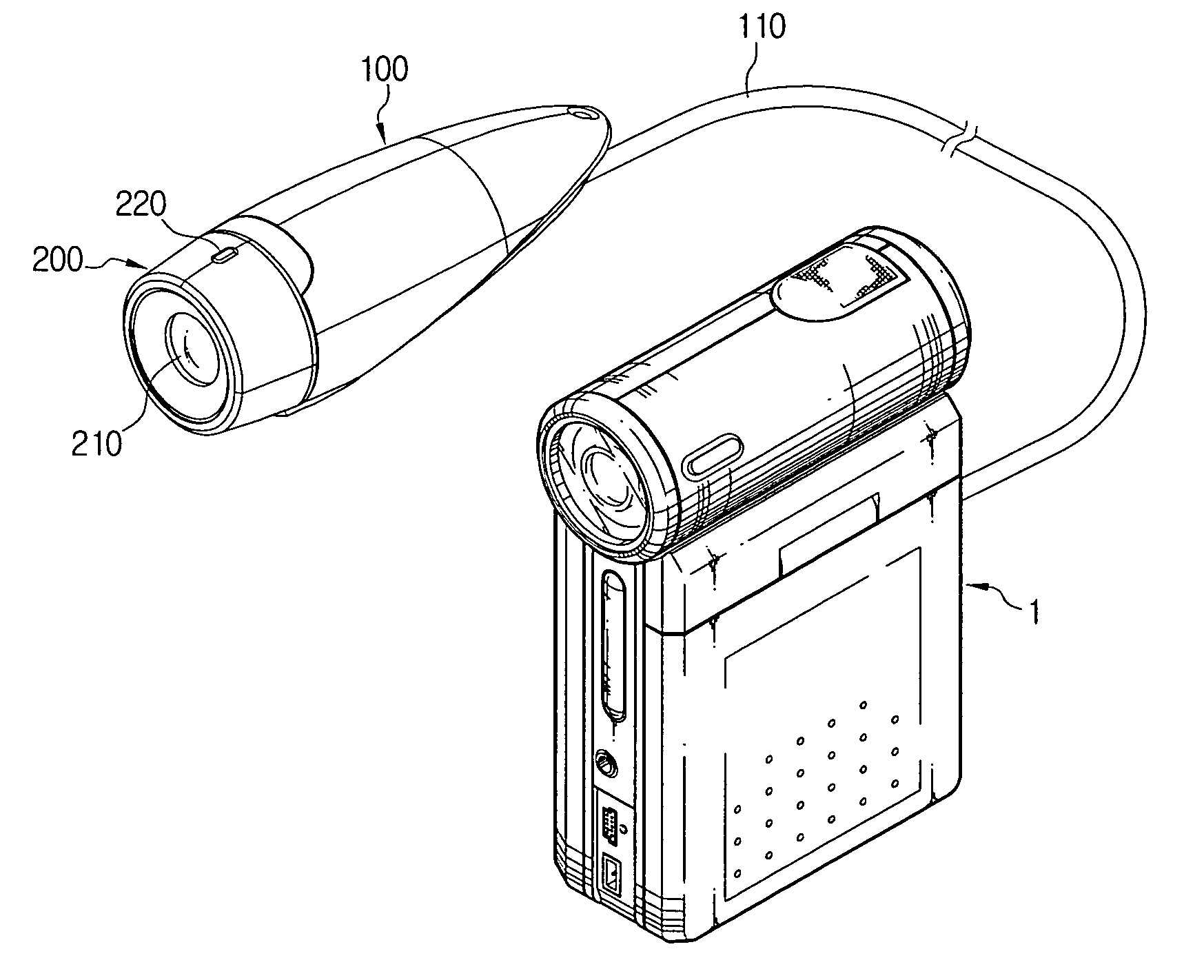 External camera and image photographing apparatus