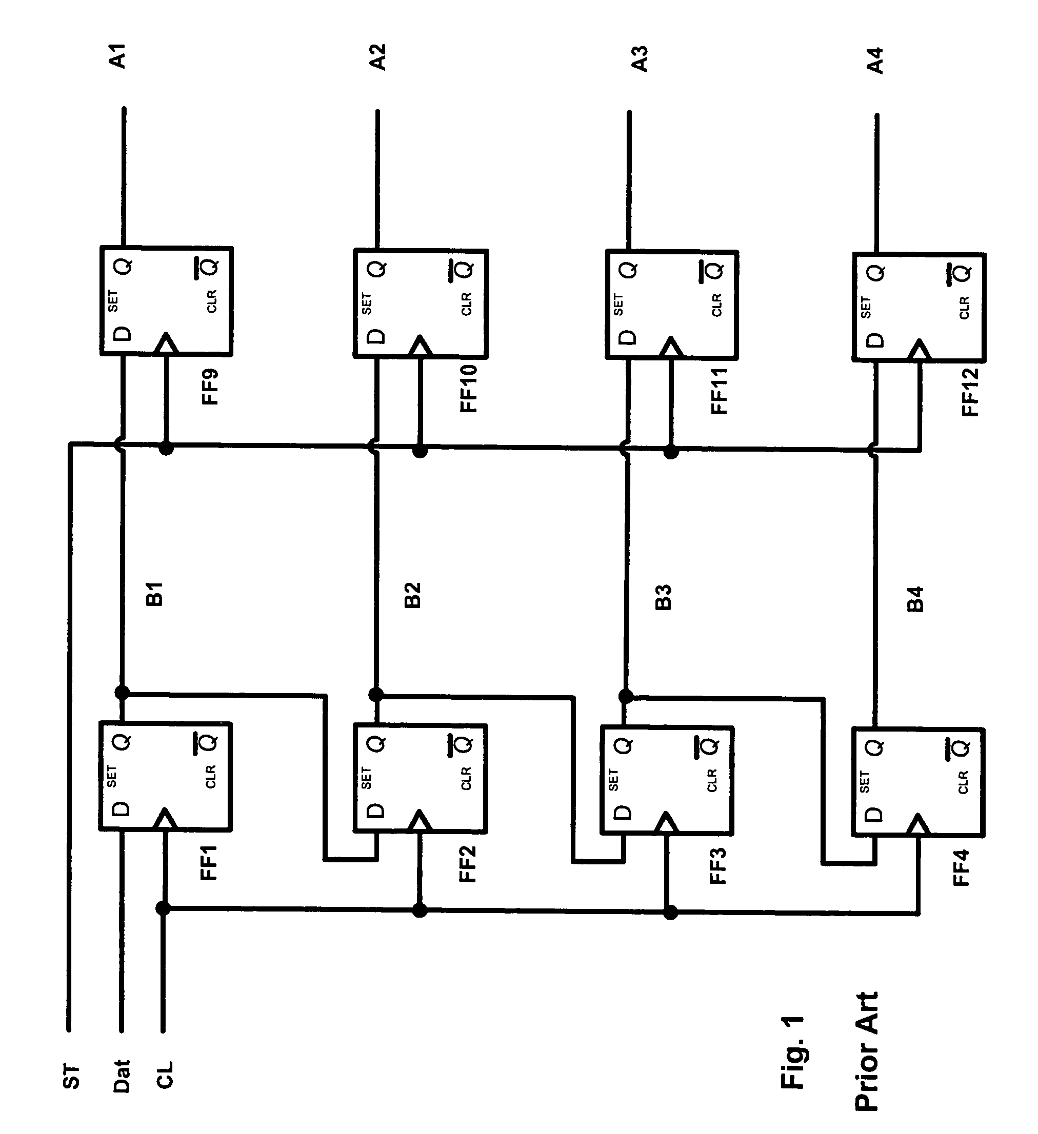 Serial data transfer in a numerically controlled control system to update an output value of the control system