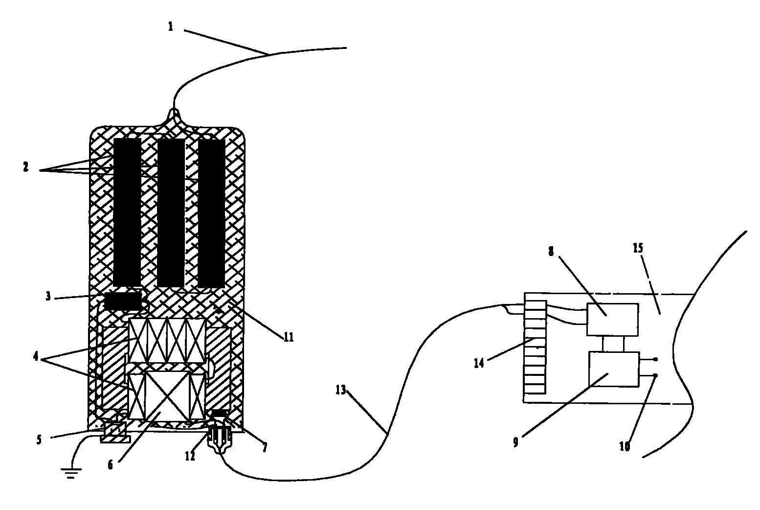 Power supply technology of 10KV electronic measuring system