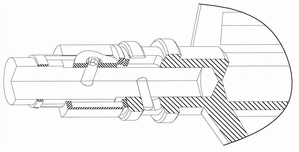 Rapid locking mechanism for stirring paddle